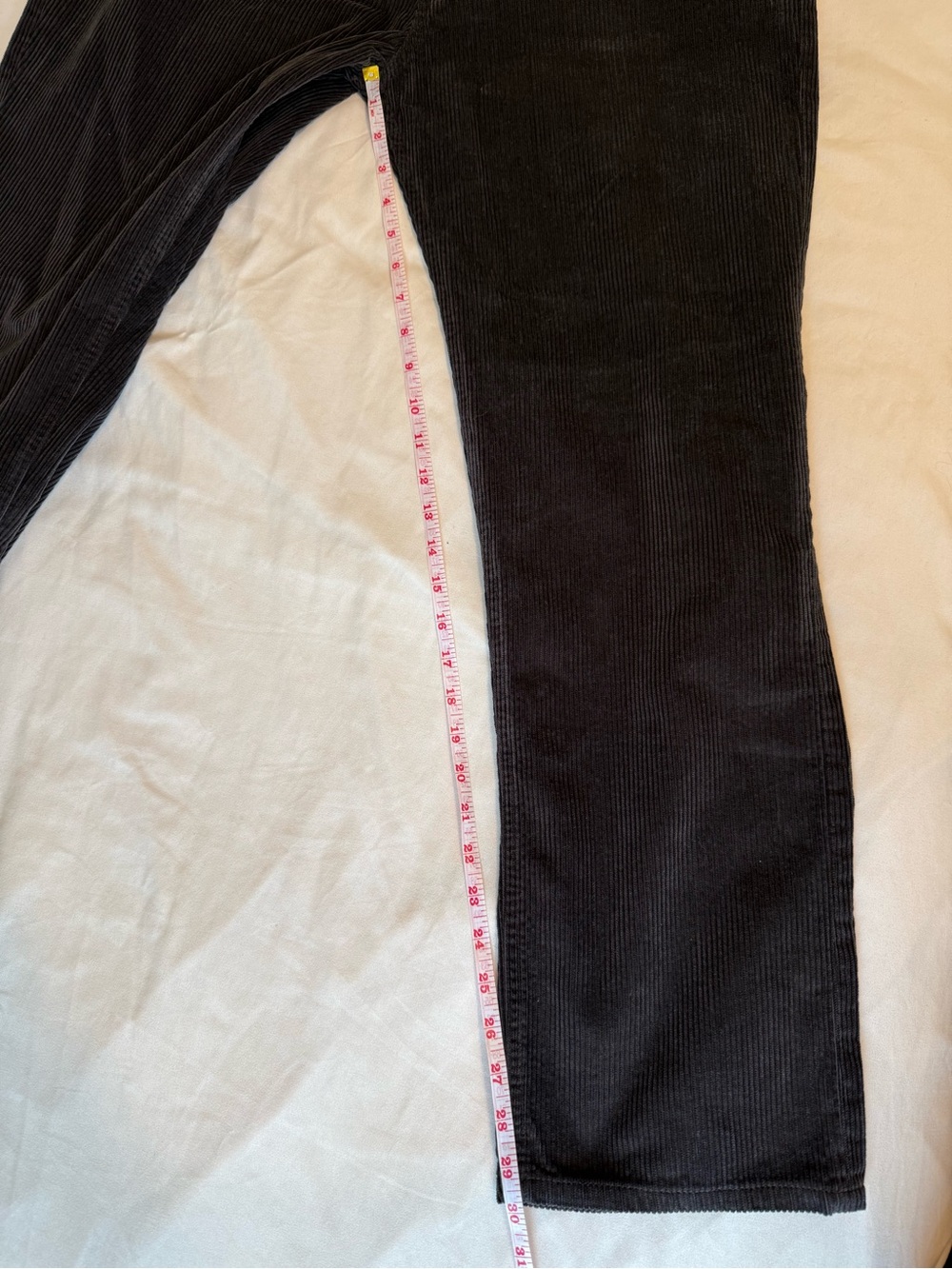 NWT Quicksilver Landers Cord Pants Regular Fit Corduroy 5-Pocket Black Men’s 32 - Picture 10 of 14